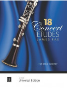 18 Concert Etudes - For Solo Clarinet