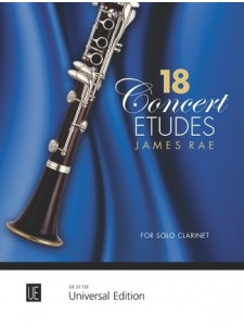18 Concert Etudes - For Solo Clarinet