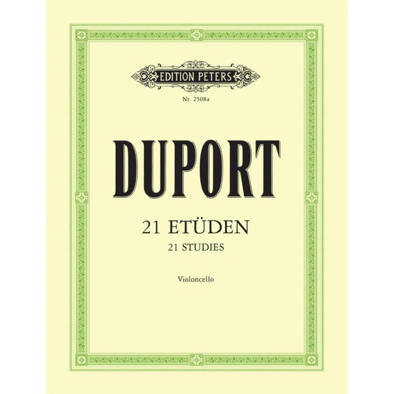 J.L. Duport - 21 Etuden (Violoncello)