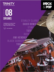 Rock & Pop Exams: Drums Grade 8 from 2018 (book/download)