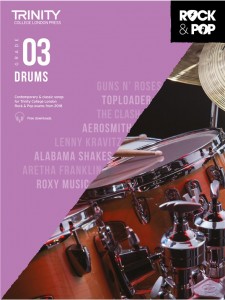 Rock & Pop Exams: Drums Grade 3 from 2018 (book/download)