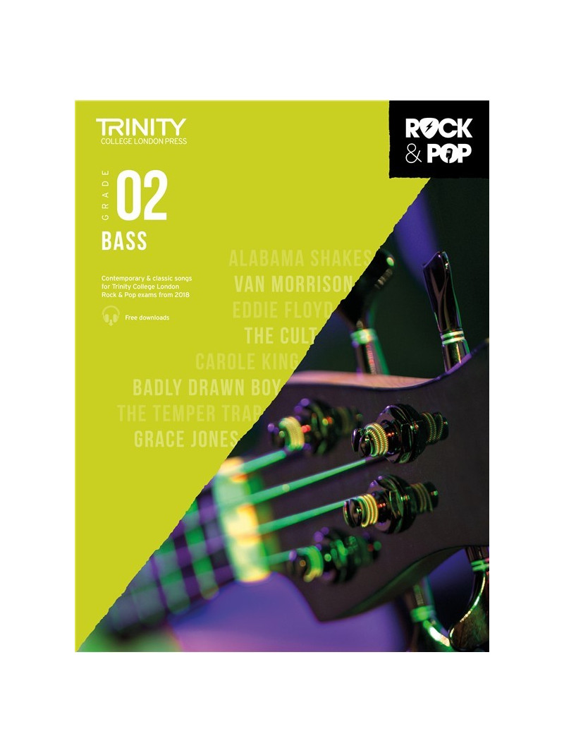 Rock & Pop Exams: Bass Grade 3 from 2018 (book/download)