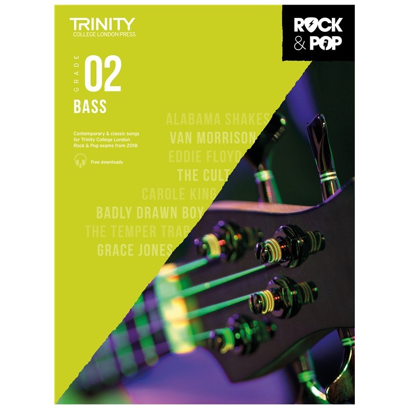 Rock & Pop Exams: Bass Grade 3 from 2018 (book/download)