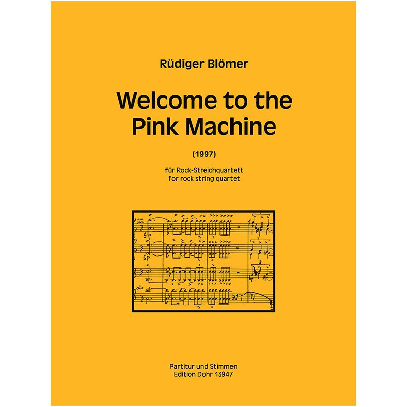 Rudiger Blomer Welcome to the Pink Machine