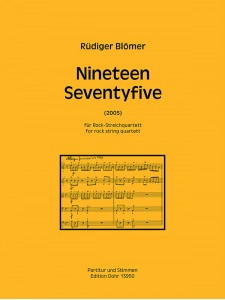Nineteen Seventyfive (String Quartet)