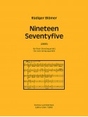 Nineteen Seventyfive (String Quartet)