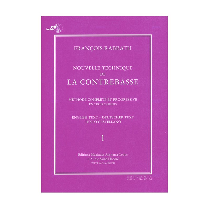 Nouvelle Technique de la Contrebasse