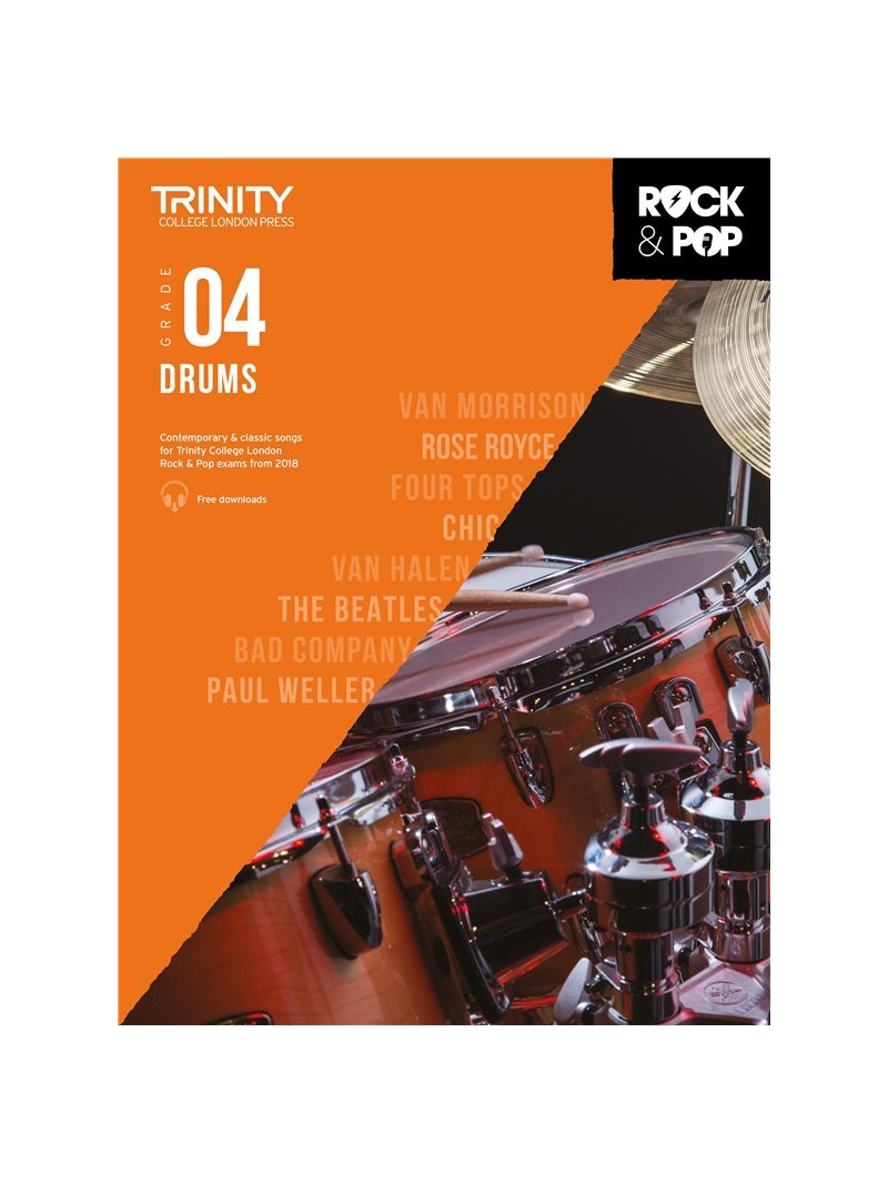 Rock & Pop Exams: Bass Grade 4 from 2018 (book/download)