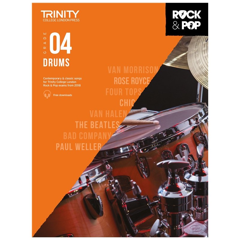 Rock & Pop Exams: Bass Grade 4 from 2018 (book/download)