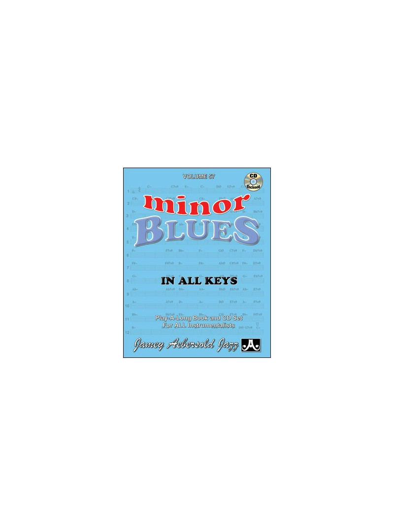 Aebersold Volume 57: Minor Blues in All Keys (book/CD)
