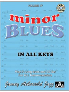 Aebersold Volume 57: Minor Blues in All Keys (book/CD)