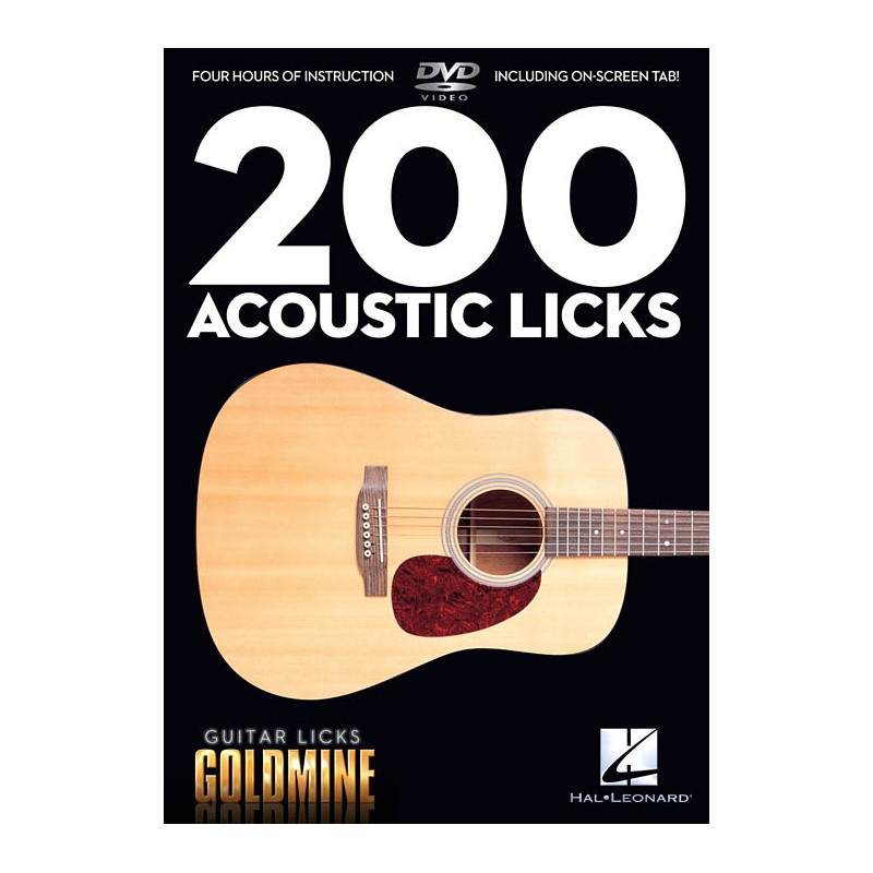 200 Acoustic Licks - Guitar Licks Goldmine (DVD)