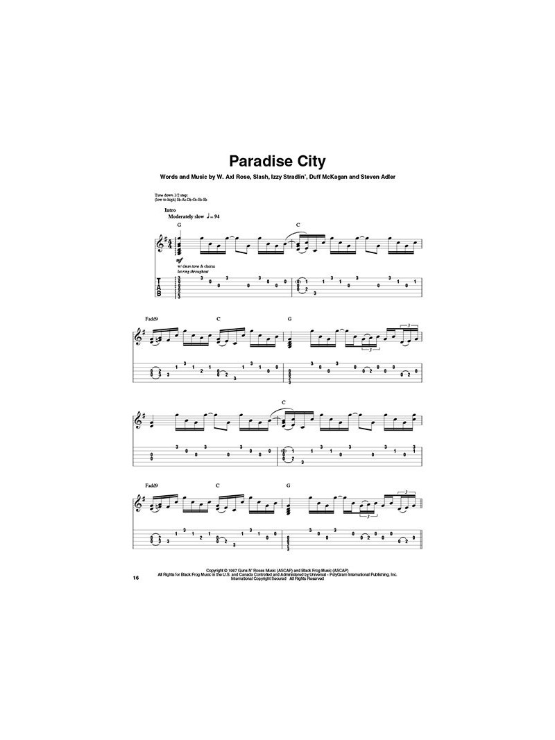 Slash: Guitar Play-Along Volume 143 (book/Audio Online)