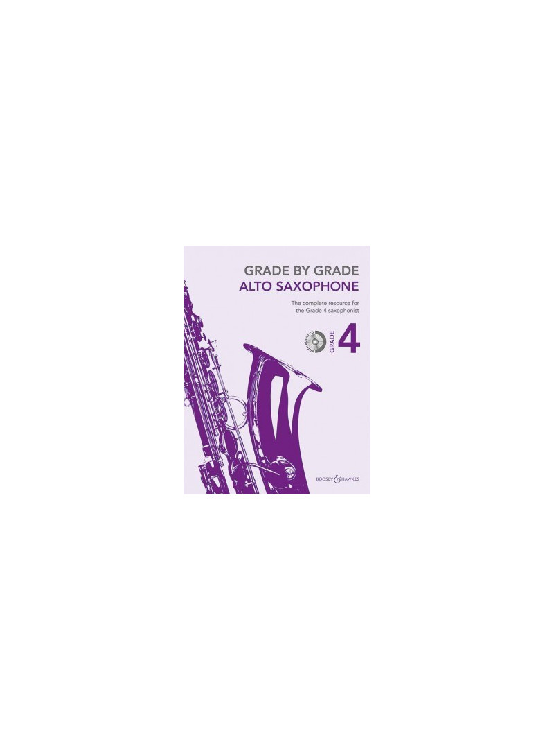 Grade by Grade 4 - Alto Saxophone (book/CD)