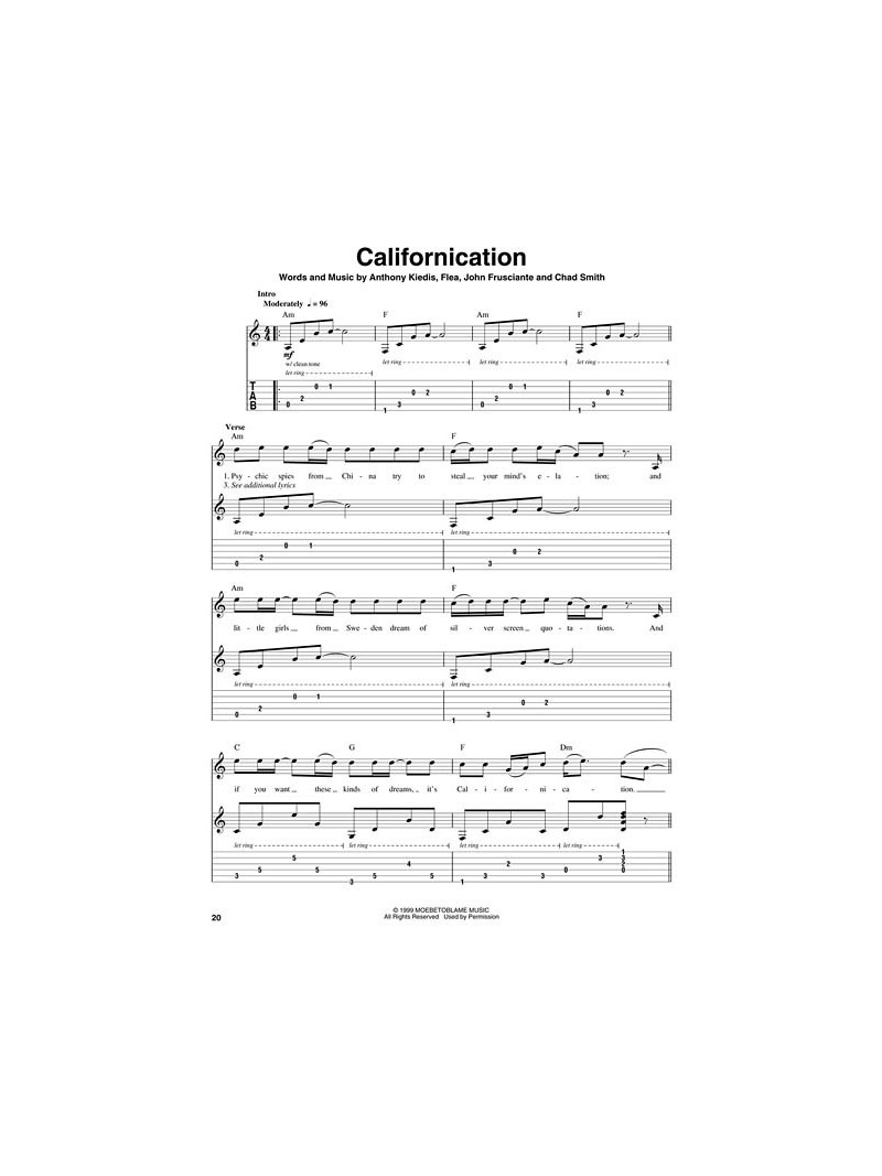Red Hot Chili Peppers: Guitar Play-Along Volume 153 (book/CD)
