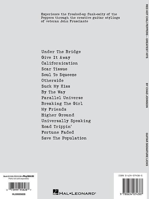 Greatest Hits - Guitar Signature Licks (book/CD)