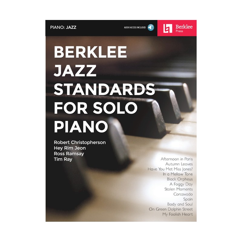 Berklee Jazz Standards for Solo Piano (book/Audio Onine)