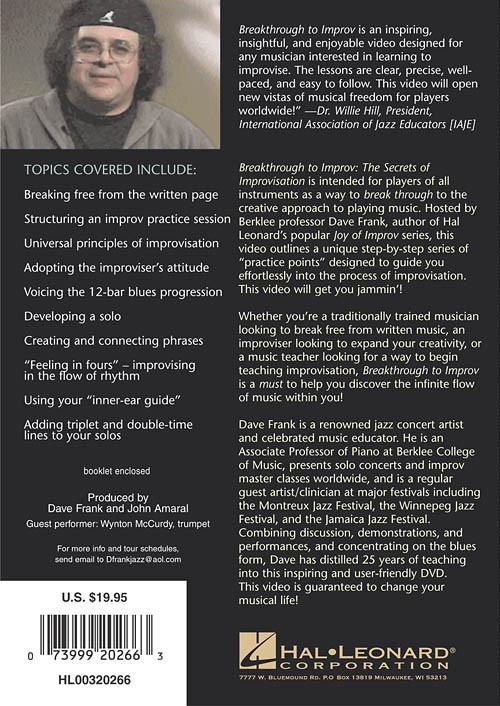 Breakthrough to Improv: The Secrets of Improvisation (DVD)