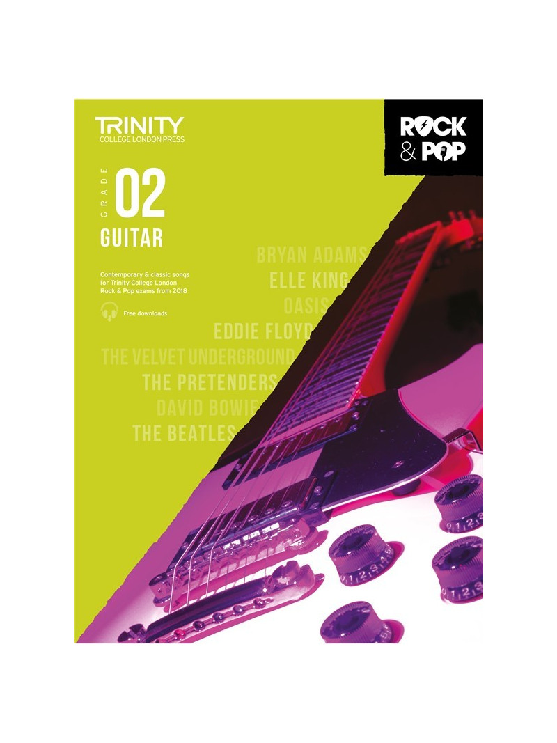 Rock & Pop Exams: Guitar Grade 2 from 2018 (book/download)