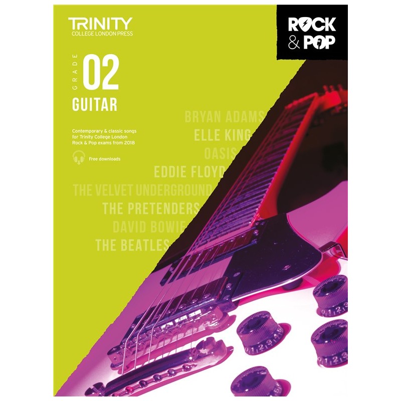 Rock & Pop Exams: Guitar Grade 2 from 2018 (book/download)