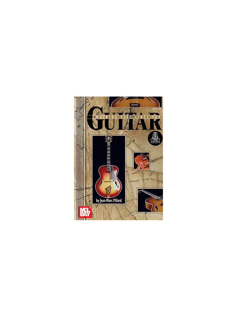 Walking Bass Lines For Guitar (book/CD)