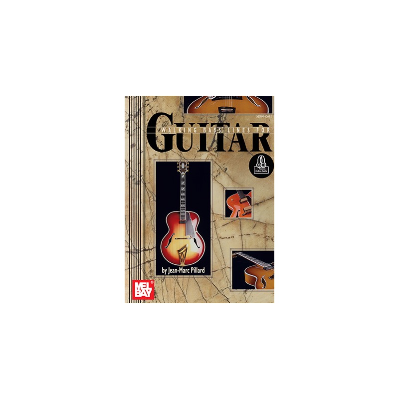Walking Bass Lines For Guitar (book/CD)