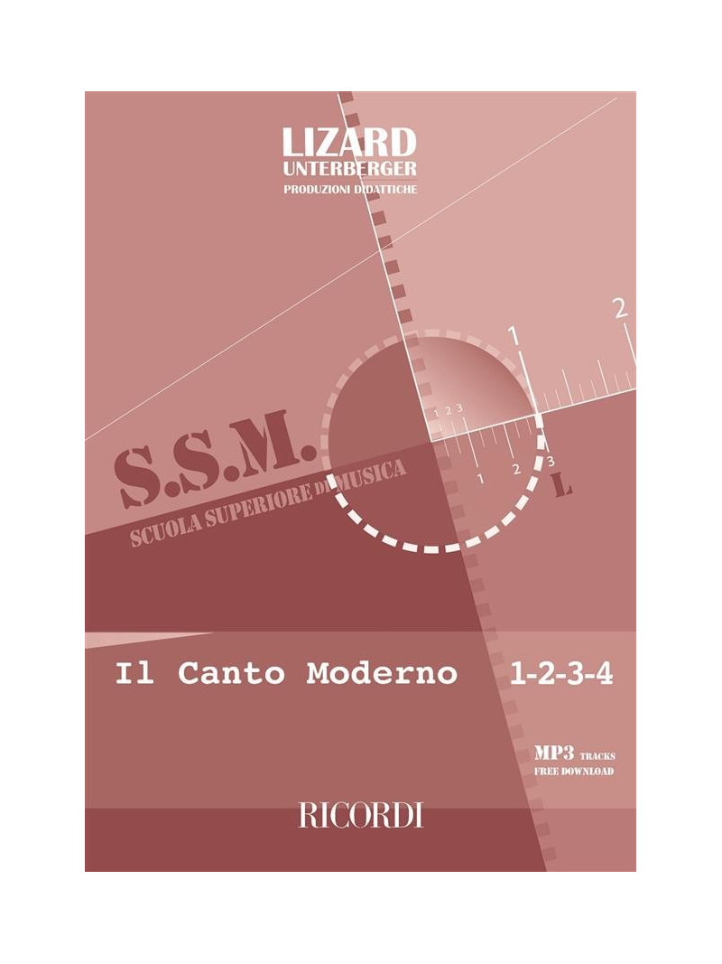 Il canto moderno 1-2-3-4 (book/Audio download)