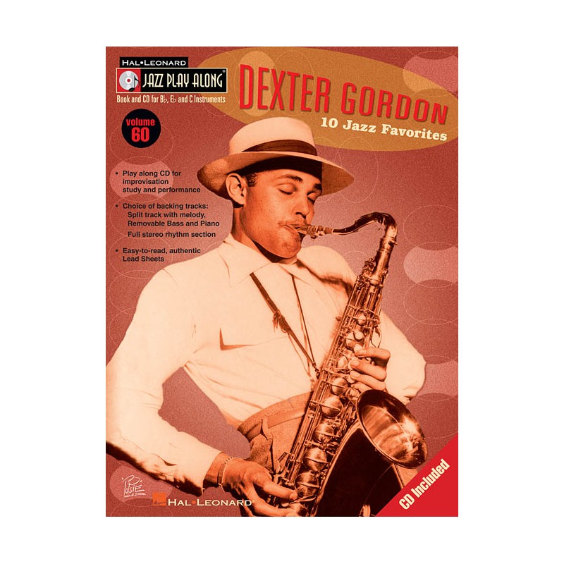 Jazz Play-Along vol. 60: Dexter Gordon (book/CD)