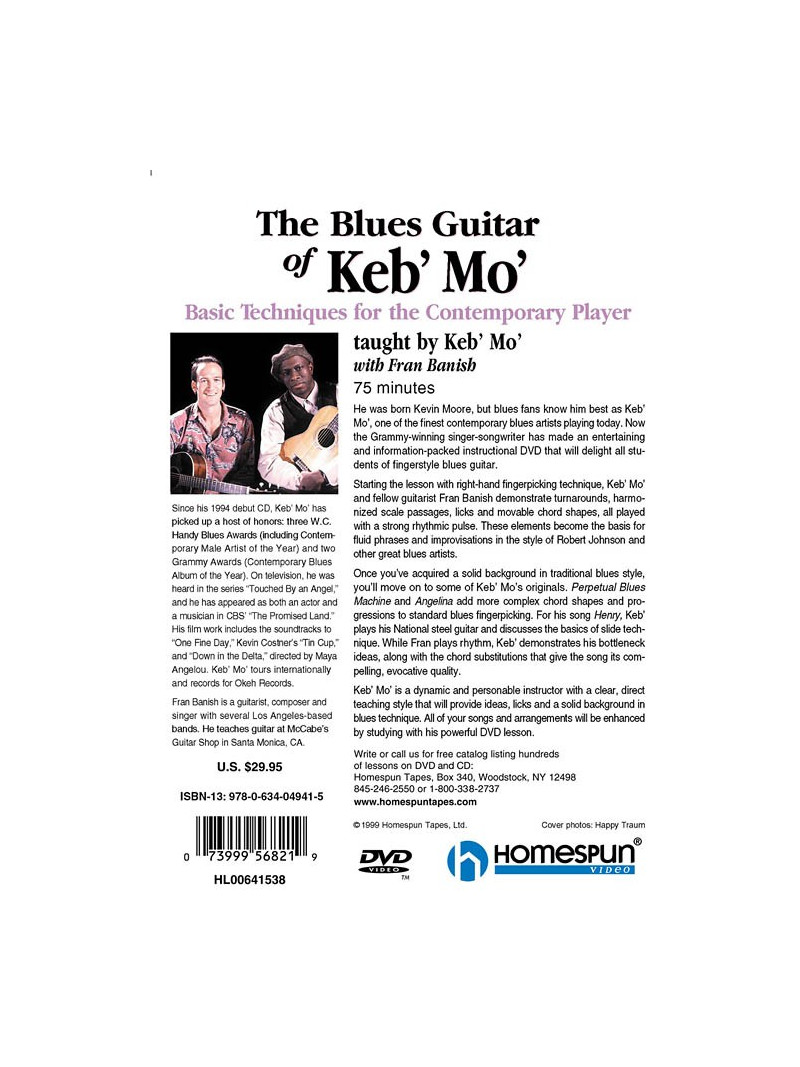 The Blues Guitar of Keb' Mo' (DVD)