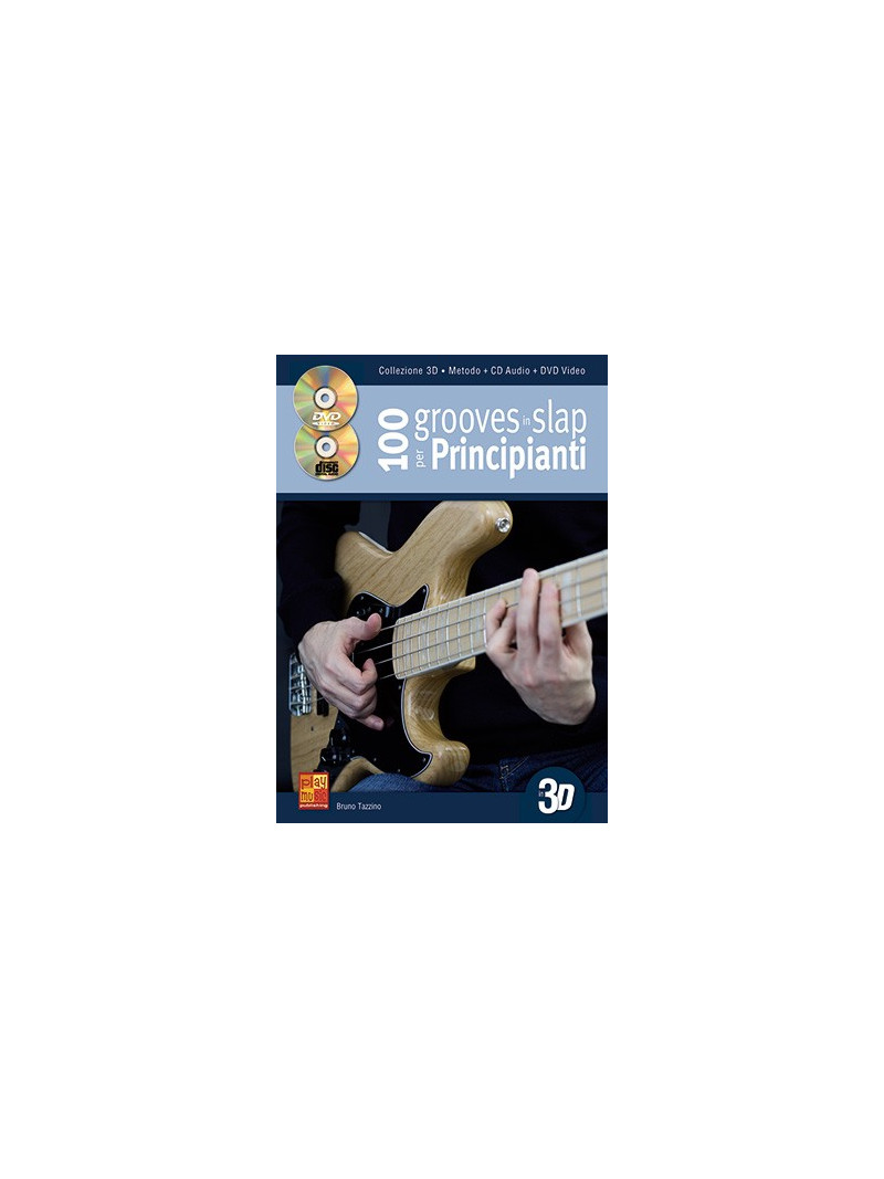 100 grooves in slap per principianti in 3D (libro/CD/DVD)