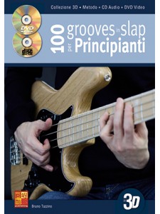 100 grooves in slap per principianti in 3D (libro/CD/DVD)