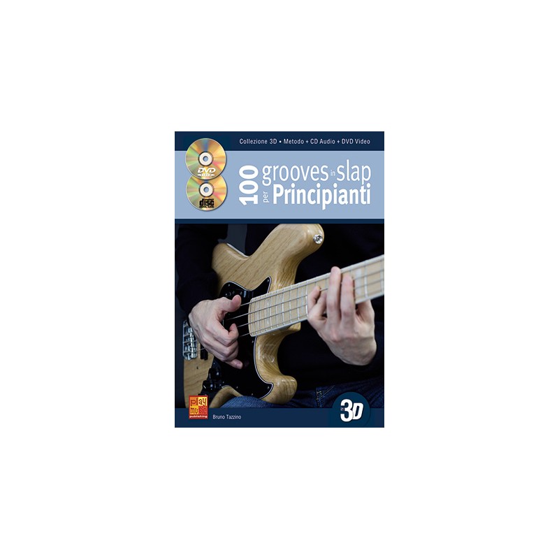 100 grooves in slap per principianti in 3D (libro/CD/DVD)