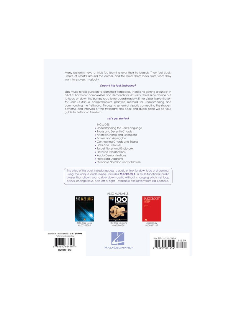 Visual Improvisation for Jazz Guitar (book/Audio Access)