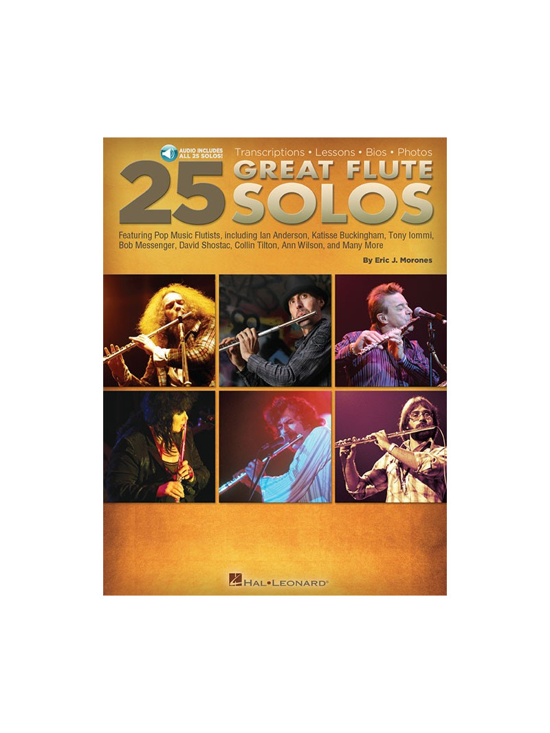 25 Great Flute Solos (book/Audio Online)
