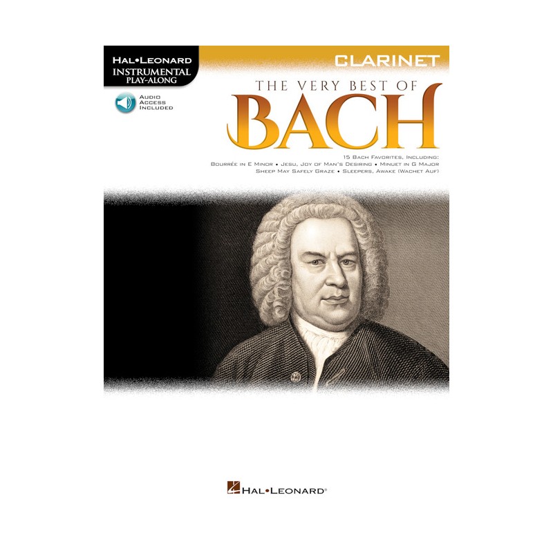 The Very Best of Bach for Clarinet (book/Audio Online)