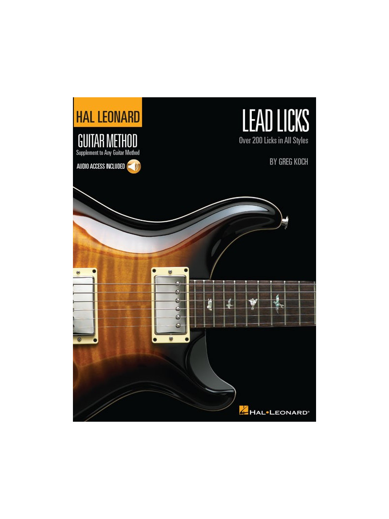 Hal Leonard Guitar Method: Lead Licks (book/CD)