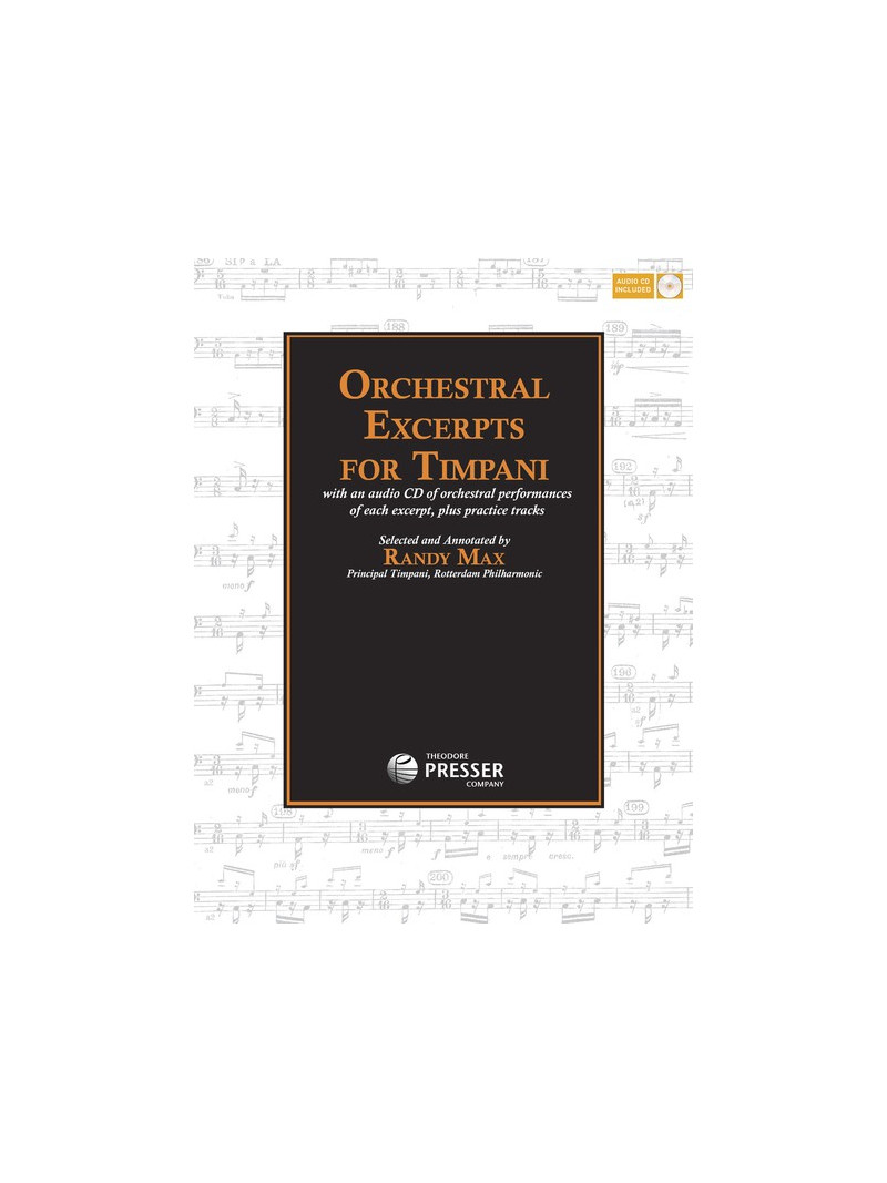 Orchestral Excerpts for Timpani (book/CD)