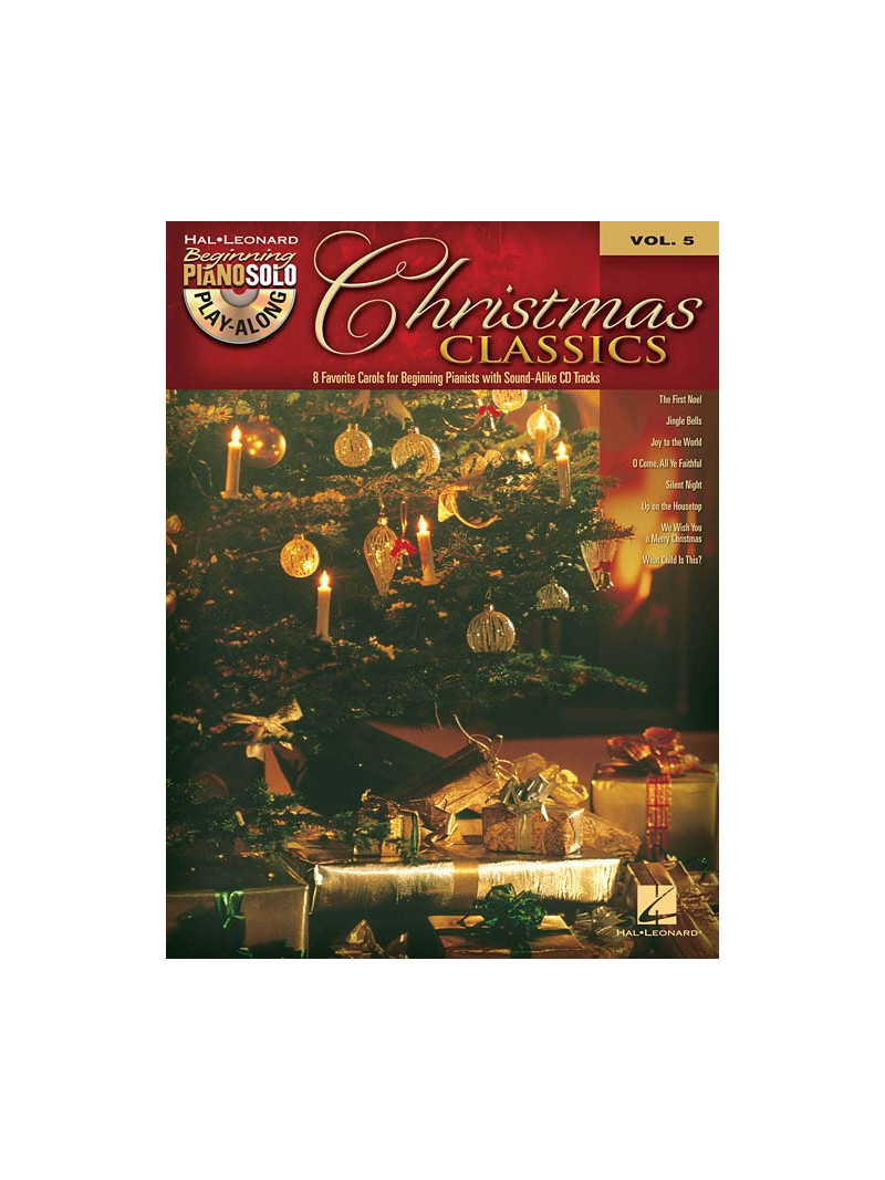 Christmas Classics:  Beginning Piano Solo Play-Along Volume 5 (book/CD)