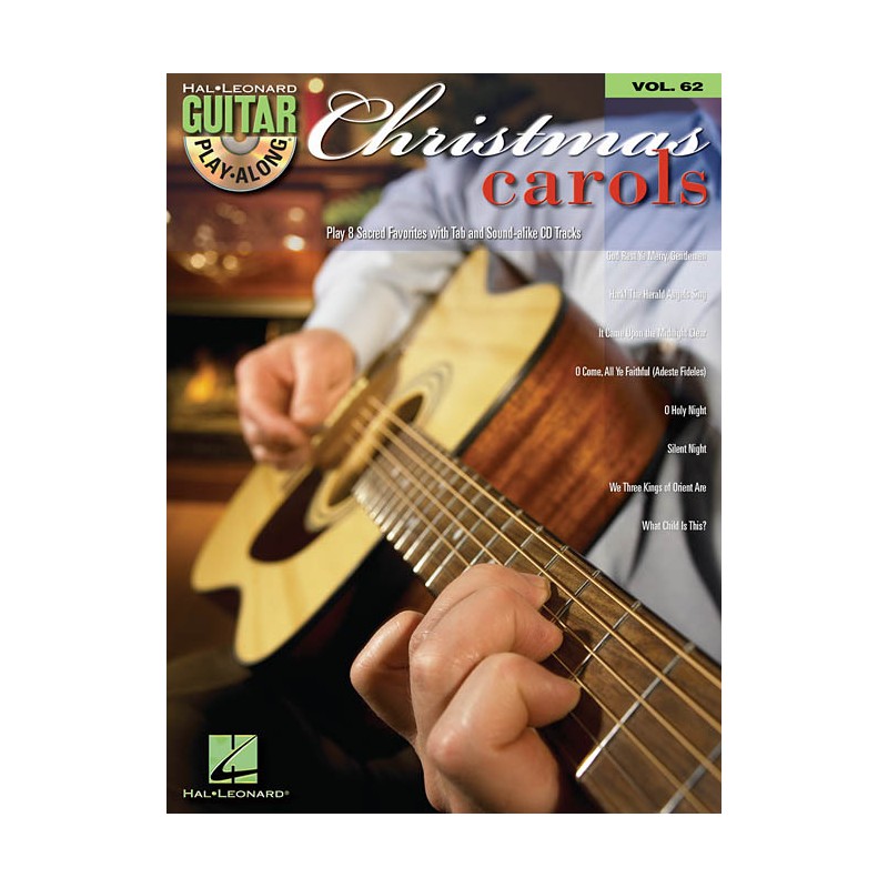 Christmas Carols Guitar Play-Along Volume 62 (book/CD)