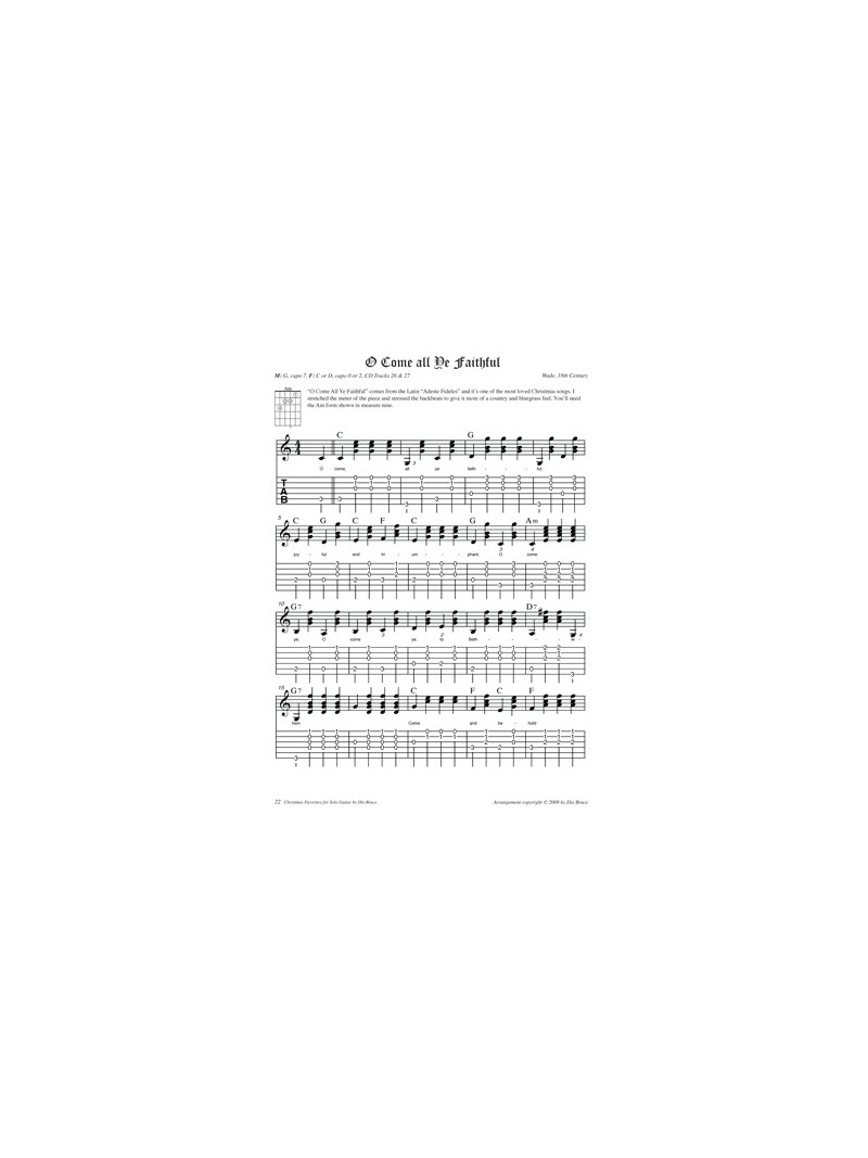 Christmas Favorites for Solo Guitar (book/CD)
