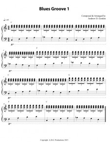 Cool Blues Piano Keyboard Grooves (Book/Online Audio)
