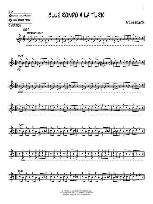 Jazz Play-Along Volume 161: Dave Brubeck (book/CD)