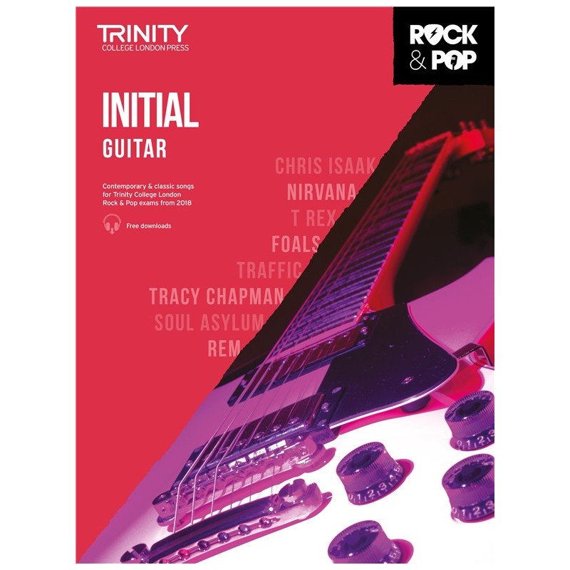 Rock & Pop Exams: Guitar Initial from 2018 (book/download)