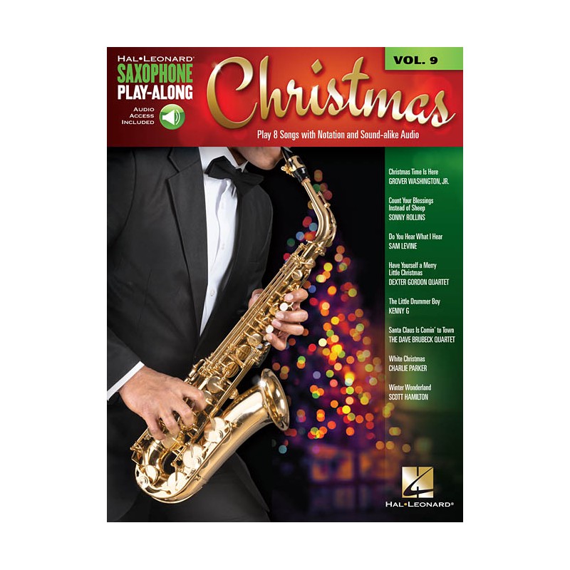 Christmas: Saxophone Play-Along Volume 9 (book/Audio Online)