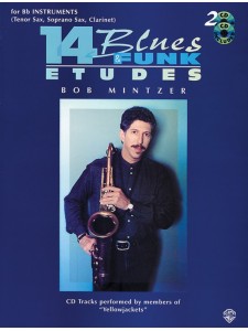 14 Blues & Funk Etudes - Saxophone (book/2 CD play-along)