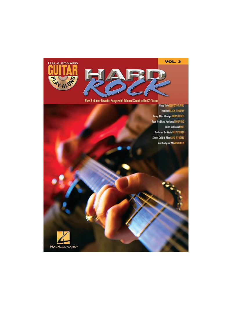 Hard Rock: Guitar Play-Along Volume 3 (book/CD)