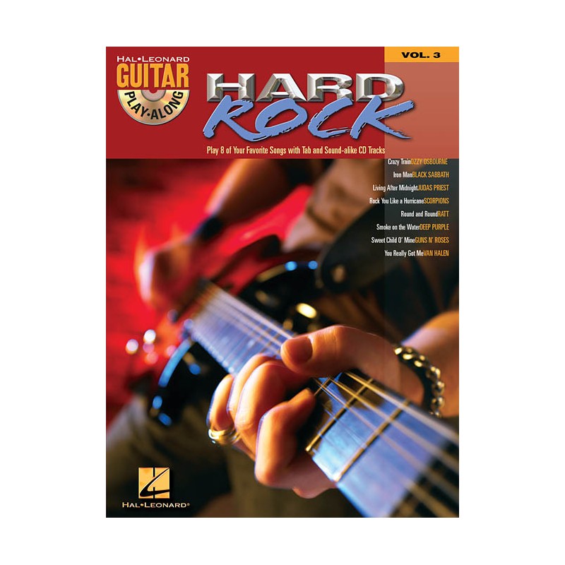 Hard Rock: Guitar Play-Along Volume 3 (book/CD)