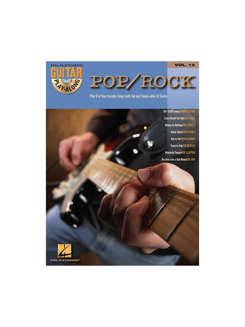 Pop/Rock: Guitar Play-Along Volume 12 (book/CD)