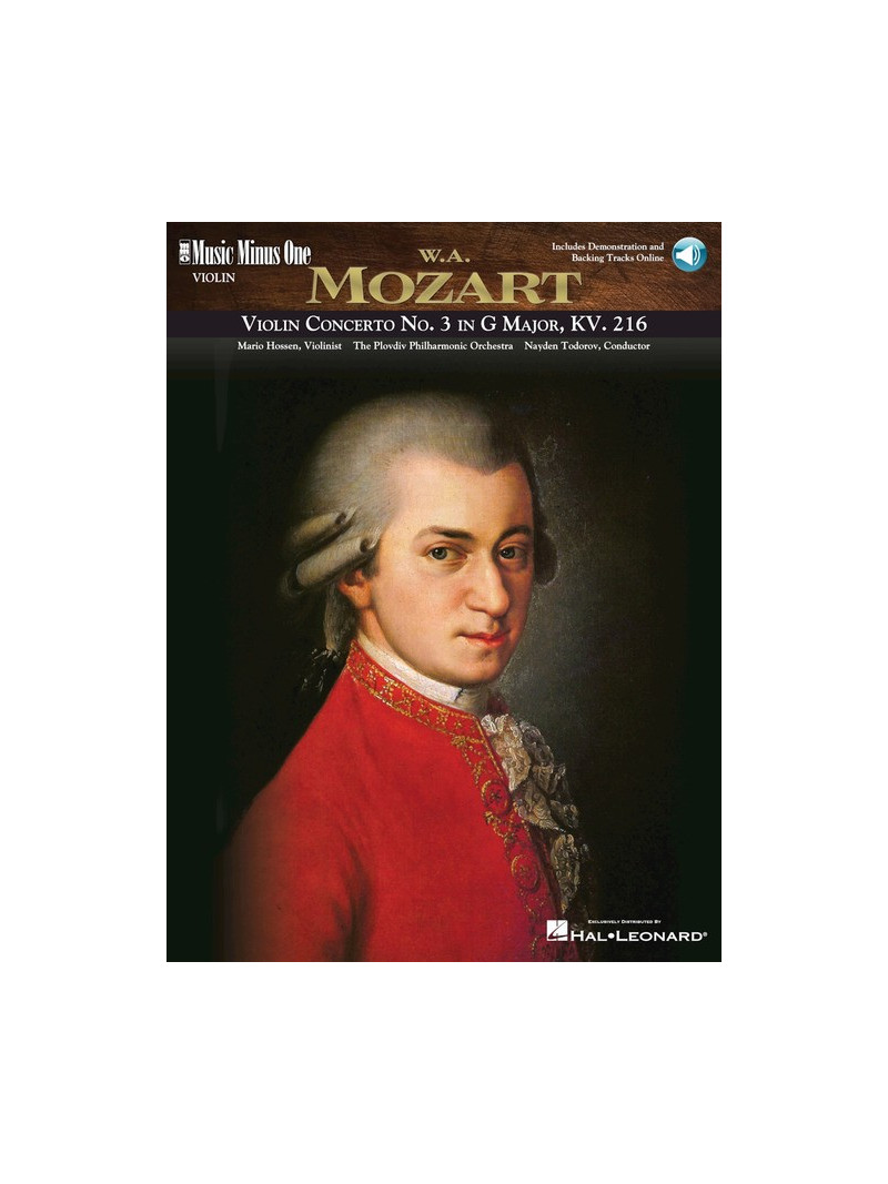 Mozart – Violin Concerto No. 3 in G Major, KV216 (book/Audio Online)