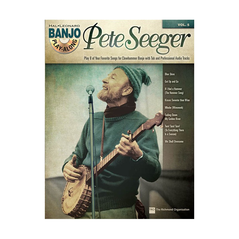 Pete Seeger: Banjo Play-Along Volume 5 (book/CD)